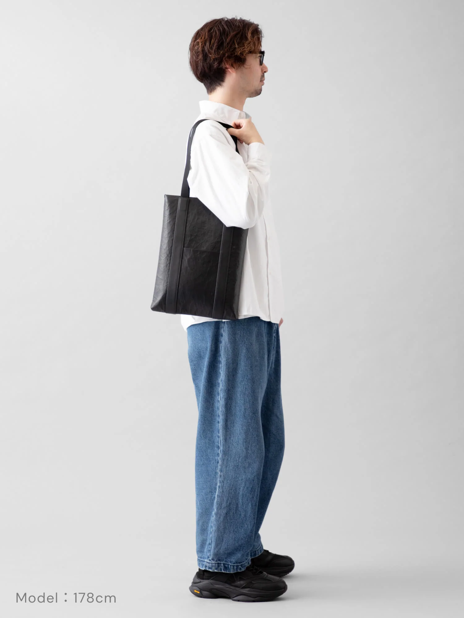 LEATHER LAPTOP TOTE M 015 - Image 3