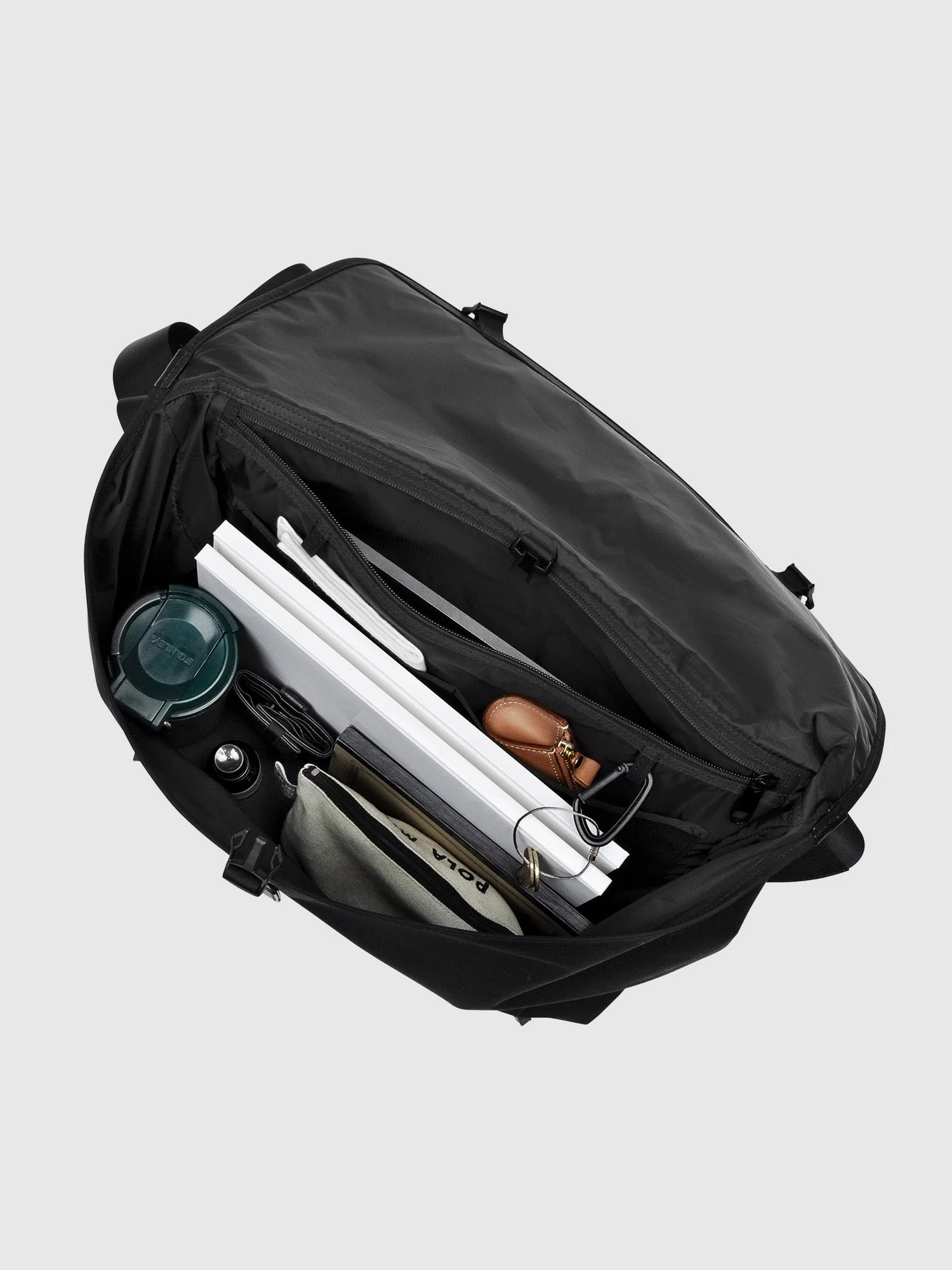 CORDURA®×レザー コンビメッセンジャーバッグ Large - Image 10