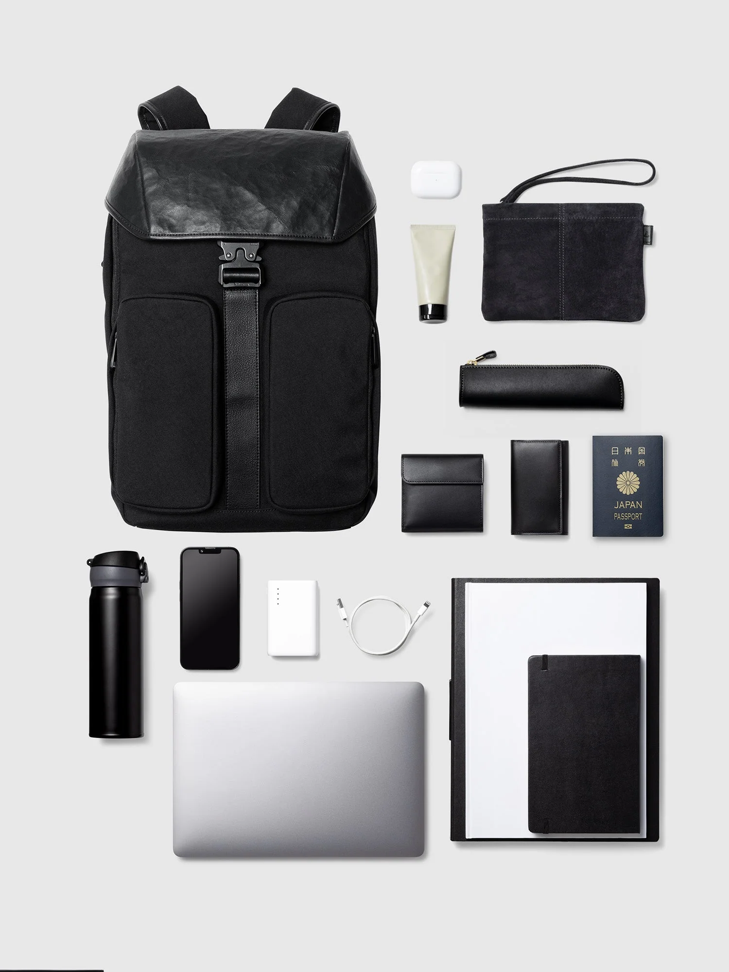 CORDURA®×レザー コンビスクエアバックパック - Image 10