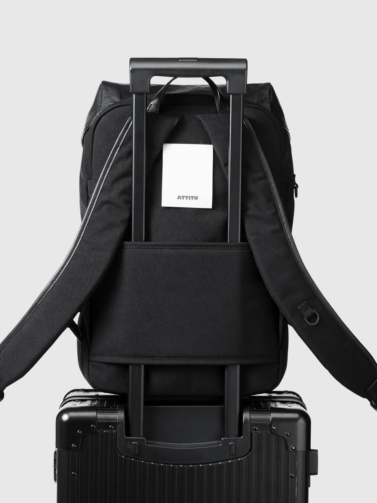 CORDURA®×レザー コンビスクエアバックパック - Image 14