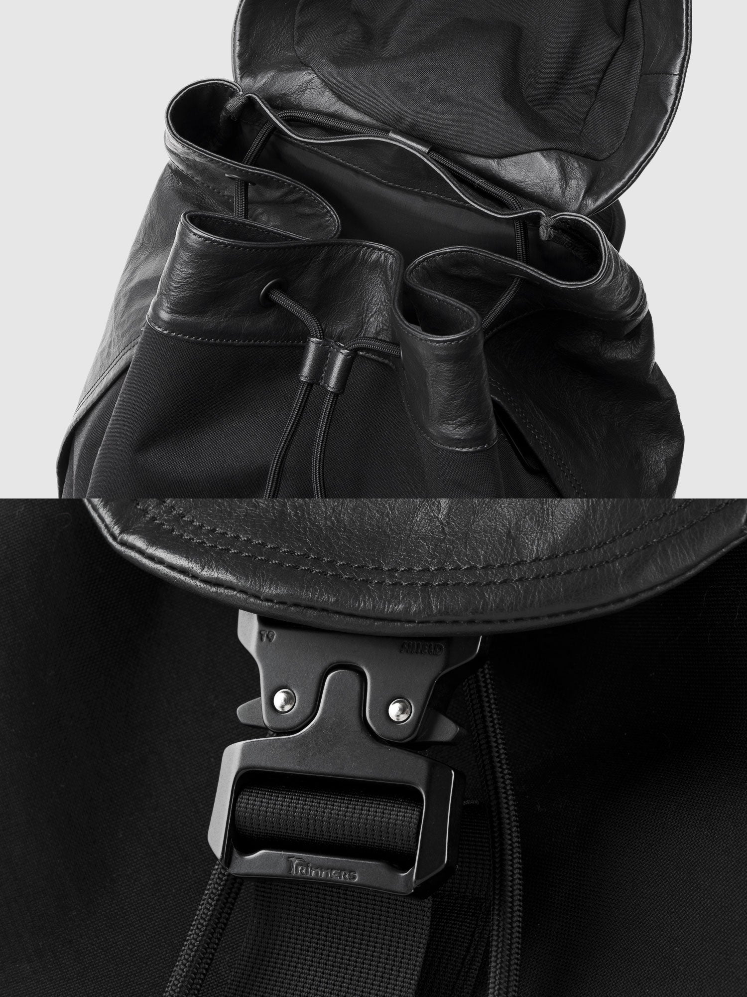 【新発売】NYLON×LEATHER BACKPACK SF M 010 - Image 16