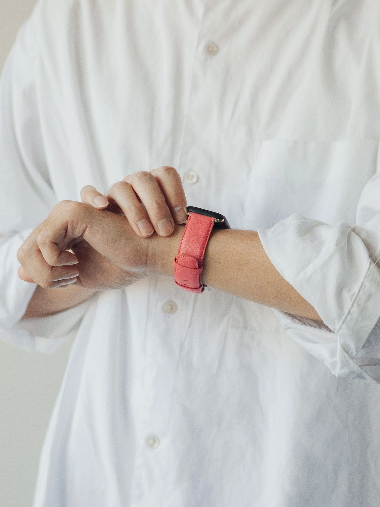 レザーウォッチバンド Apple Watch用 (スムースラムスキン) - Image 8