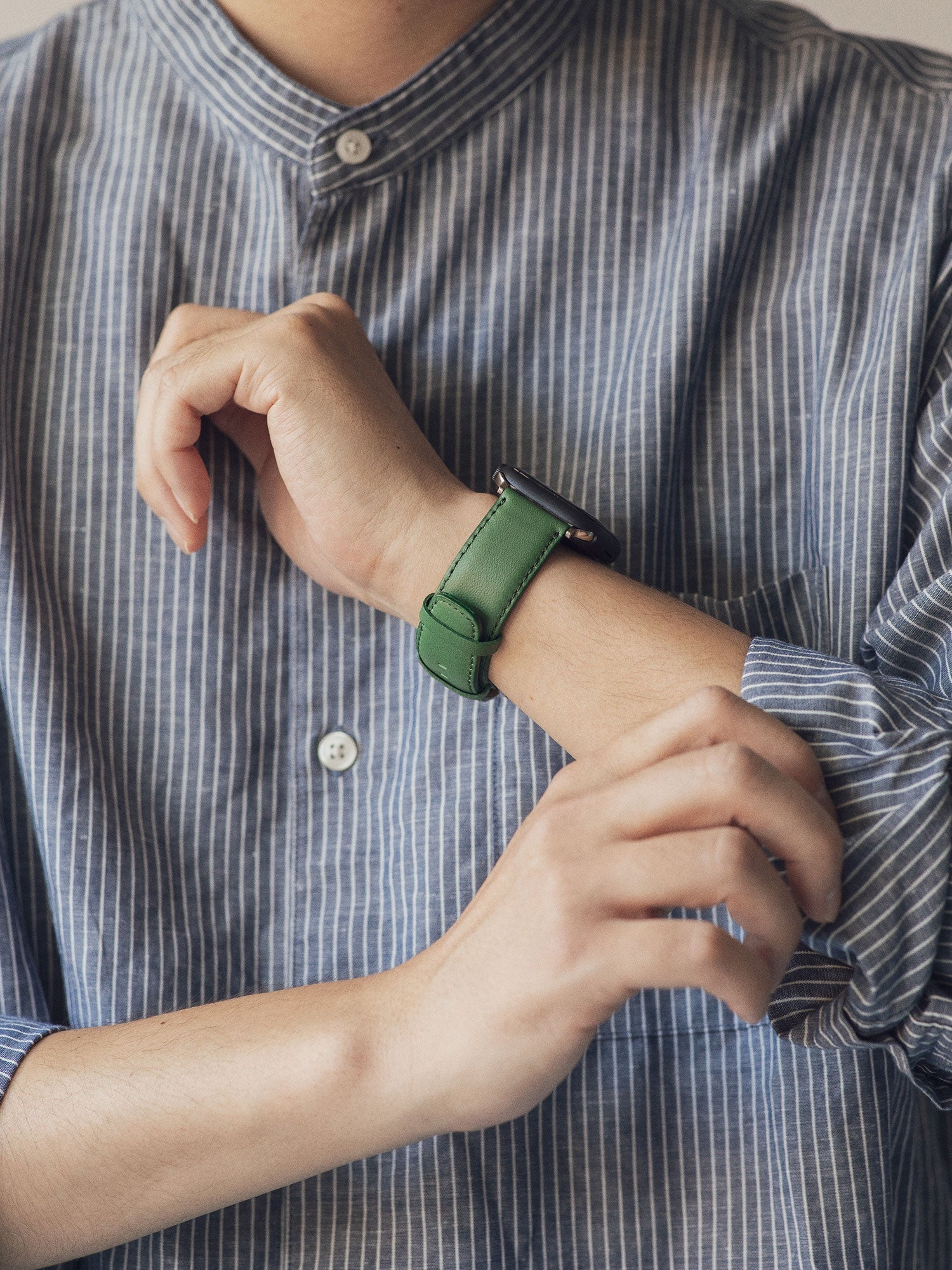 レザーウォッチバンド Apple Watch用 (スムースラムスキン) - Image 9