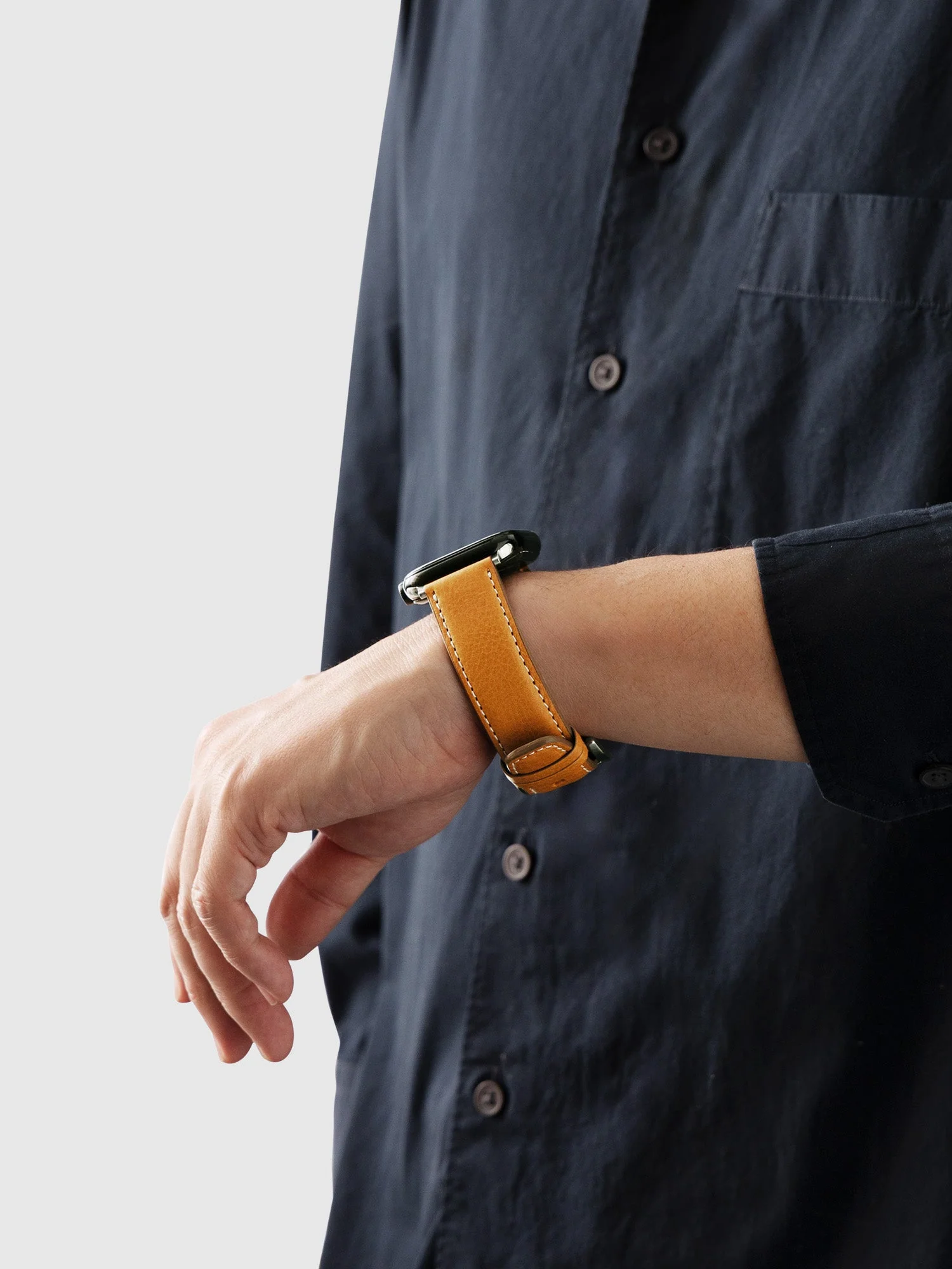 【数量限定型】レザーウォッチバンド Apple Watch用 (バケッタミリングレザー) - Image 12