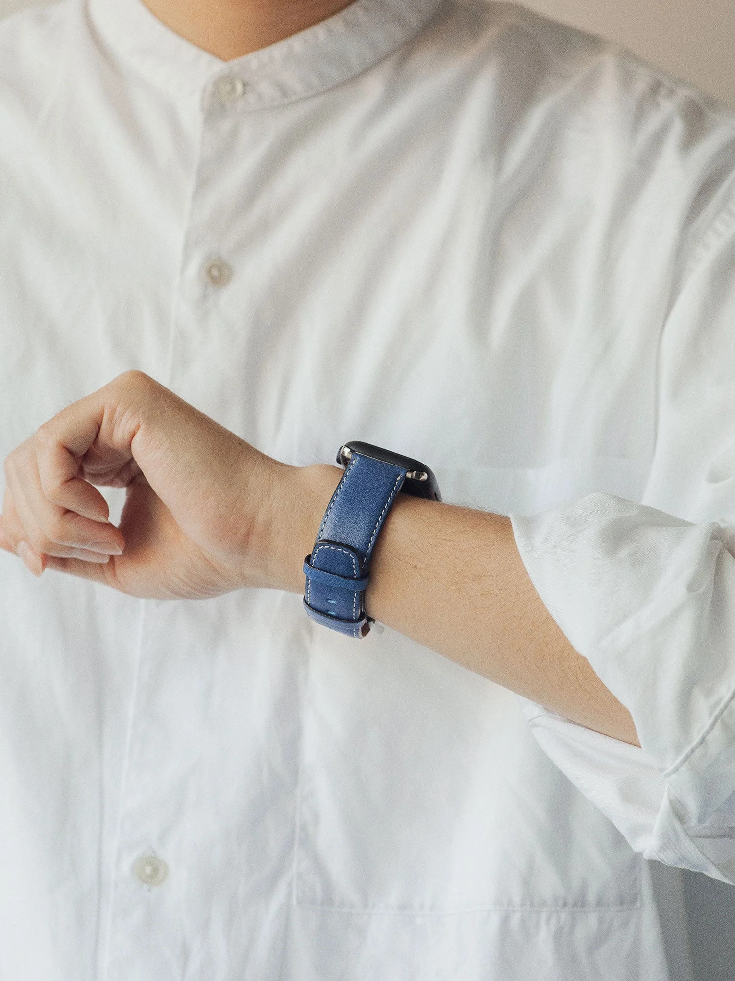 レザーウォッチバンド Apple Watch用(藍染革) - Image 6