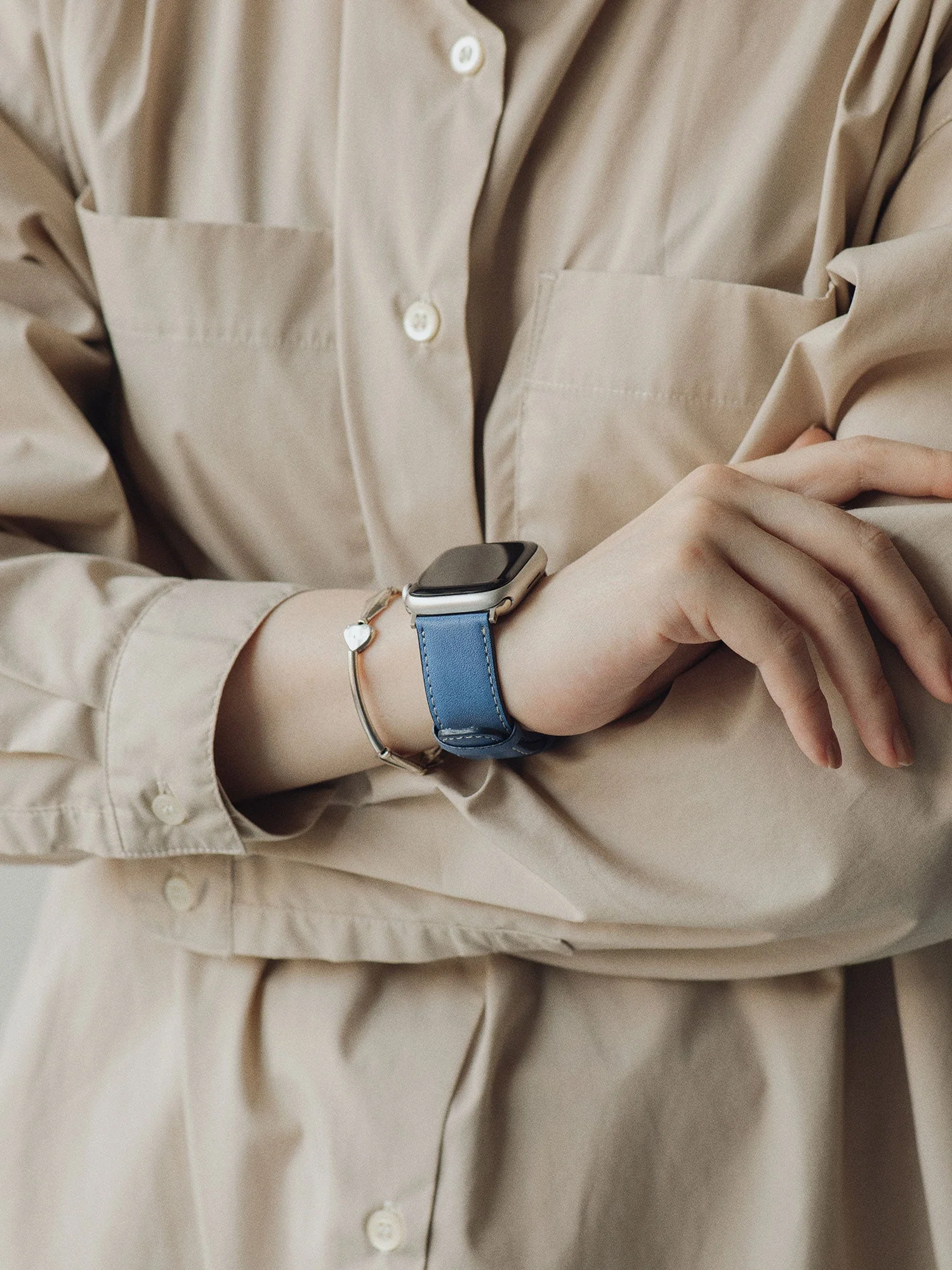 レザーウォッチバンド Apple Watch用(藍染革) - Image 9