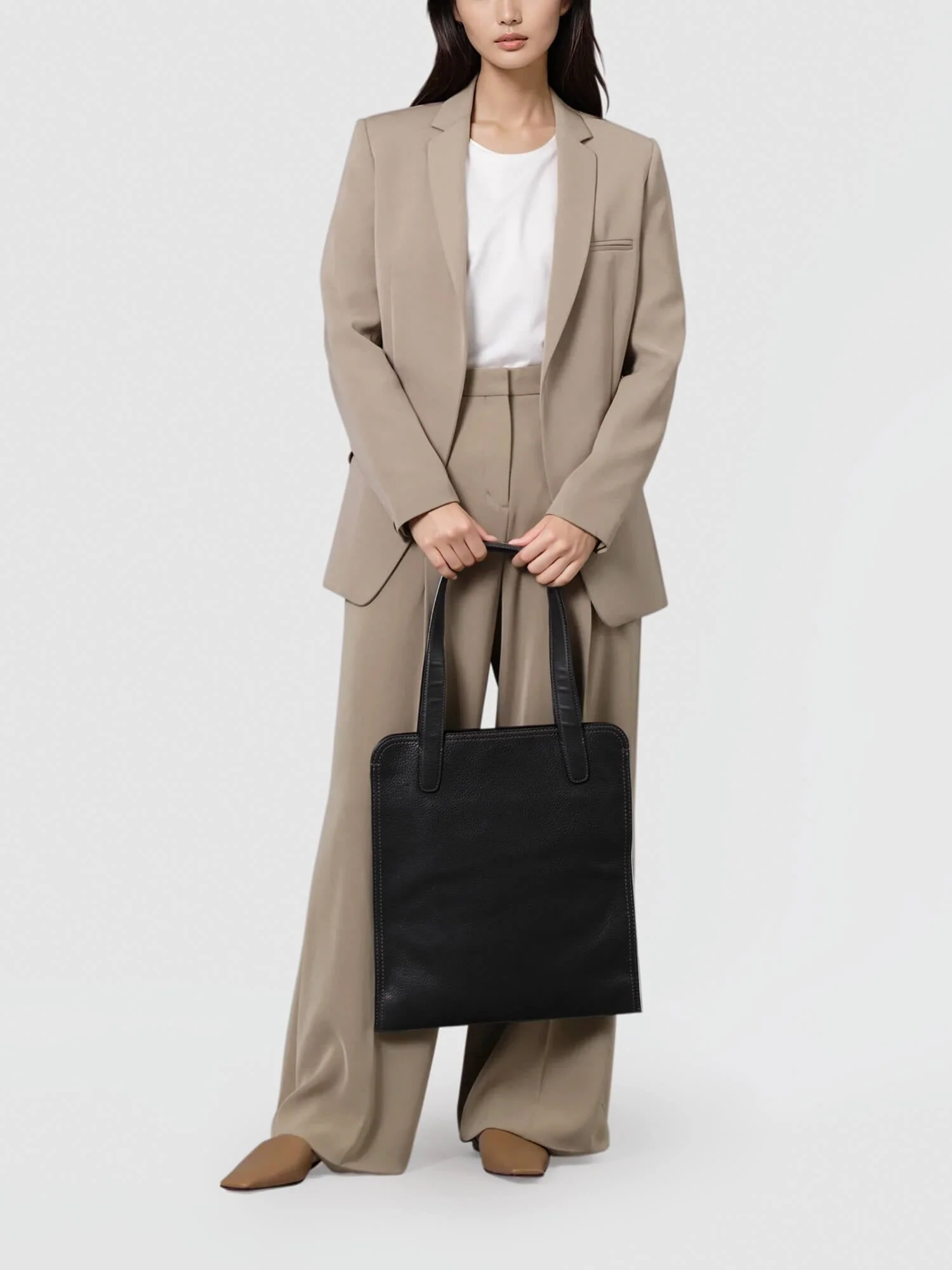 【数量限定色】トーンオイルヌメ スリムトート - Image 12
